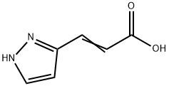 2-Propenoic acid, 3-(1H-pyrazol-3-yl)- Structure