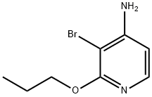 3-Bromo-2-propoxy-pyridin-4-ylamine Structure