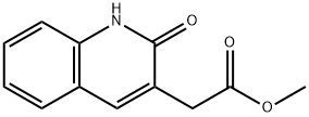 Methyl 2-(2-oxo-1,2-dihydroquinolin-3-yl)acetate Structure