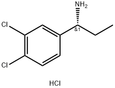 (1R)-1-(3,4-DICHLOROPHENYL)PROPAN-1-AMINE HYDROCHLORIDE Structure