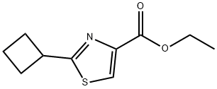 Ethyl 2-cyclobutylthiazole-4-carboxylate Structure