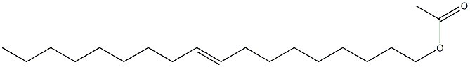 9-Octadecen-1-ol, acetate Structure