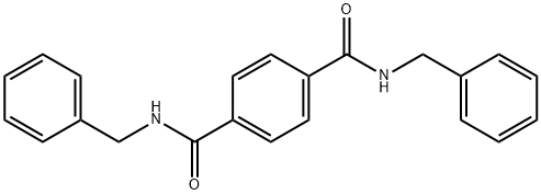 1,4-Benzenedicarboxamide,N1,N4-bis(phenylmethyl)- Structure