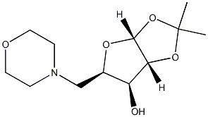 (3aR,5R,6S,6aR)-2,2-dimethyl-5-[(morpholin-4-yl)methyl]-tetrahydro-2H-furo[2,3-d][1,3]dioxol-6-ol Structure