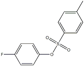 Phenol, 4-fluoro-, 4-methylbenzenesulfonate 구조식 이미지