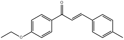 (2E)-1-(4-ethoxyphenyl)-3-(4-methylphenyl)prop-2-en-1-one Structure