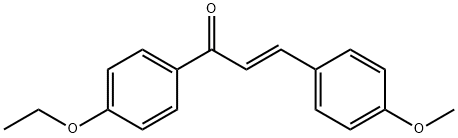 (2E)-1-(4-ethoxyphenyl)-3-(4-methoxyphenyl)prop-2-en-1-one Structure