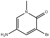 5-Amino-3-bromo-1-methyl-1H-pyridin-2-one Structure