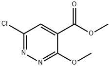 Methyl 6-chloro-3-methoxypyridazine-4-carboxylate 구조식 이미지