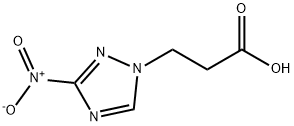 3-(3-Nitro-1H-1,2,4-triazol-1-yl)propanoic acid 구조식 이미지