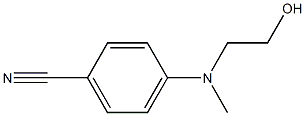 4-(N-(2-hydroxyethyl)-N-methylamino)benzonitrile Structure