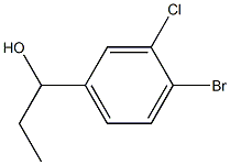 1-(4-bromo-3-chlorophenyl)propan-1-ol Structure