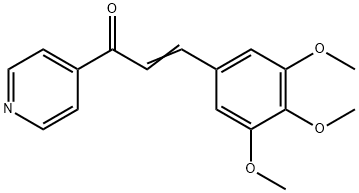 1-pyridin-4-yl-3-(3,4,5-trimethoxyphenyl)prop-2-en-1-one Structure