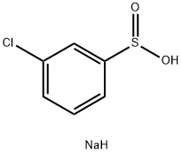 3-Chlorobenzenesulfinic acid sodium salt Structure
