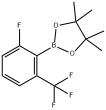 2-Fluoro-6-(trifluoromethyl)phenylboronic acid pinacol ester Structure