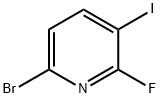 6-bromo-2-fluoro-3-iodopyridine 구조식 이미지