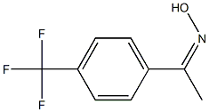 Ethanone,1-[4-(trifluoromethyl)phenyl]-, oxime Structure