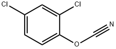 Cyanic acid, 2,4-dichlorophenyl ester 구조식 이미지