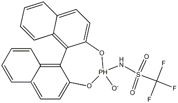 1,1,1-trifluoro-N-[(11bR)-4-oxidodinaphtho[2,1-d:1',2'-f][1,3,2]dioxaphosphepin-4-yl]-Methanesulfonamide Structure