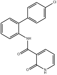 N-(4-chloro-[1,1-biphenyl]-2-yl)-2-hydroxynicotinamide 구조식 이미지