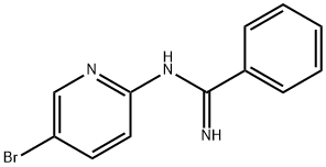 (Z)-N-(5-bromopyridin-2-yl)benzene-1-carboximidamide Structure