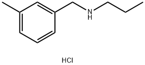 [(3-methylphenyl)methyl](propyl)amine hydrochloride Structure