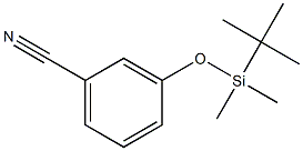 Benzonitrile, 3-[[(1,1-dimethylethyl)dimethylsilyl]oxy]- Structure