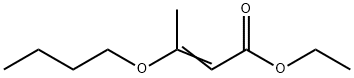 2-Butenoic acid, 3-butoxy-, ethyl ester 구조식 이미지