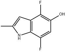 4,7-difluoro-2-methyl-1H-indol-5-ol Structure
