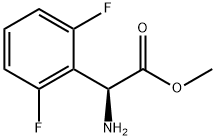 METHYL(2S)-2-AMINO-2-(2,6-DIFLUOROPHENYL)ACETATE Structure