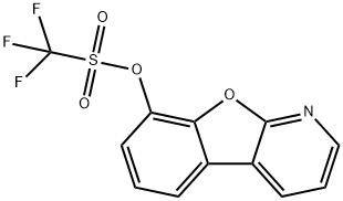 benzofuro[2,3-b]pyridin-8-yl trifluoromethanesulfonate 구조식 이미지