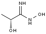 (2R)-N,2-dihydroxypropanimidamide 구조식 이미지