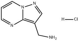Pyrazolo[1,5-a]pyrimidine-3-methanamine, hydrochloride (1:1) Structure