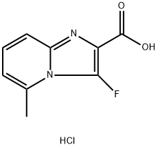 1609400-40-9 3-fluoro-5-methylimidazo[1,2-a]pyridine-2-carboxylic acid hydrochloride