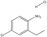 (4-chloro-2-ethylphenyl)amine hydrochloride Structure