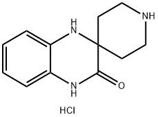 1,4-dihydro-3H-spiro[piperidine-4,2-quinoxalin]-3-one hydrochloride Structure
