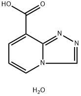 [1,2,4]triazolo[4,3-a]pyridine-8-carboxylic acid dihydrate Structure