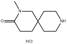 2-methyl-2,9-diazaspiro[5.5]undecan-3-one dihydrochloride Structure