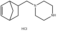 1-(bicyclo[2.2.1]hept-5-en-2-ylmethyl)piperazine dihydrochloride Structure