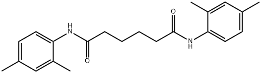 N,N'-bis(2,4-dimethylphenyl)hexanediamide 구조식 이미지