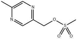 (5-methylpyrazin-2-yl)methyl methanesulfonate 구조식 이미지