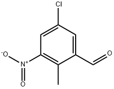 5-Chloro-2-methyl-3-nitro-benzaldehyde Structure