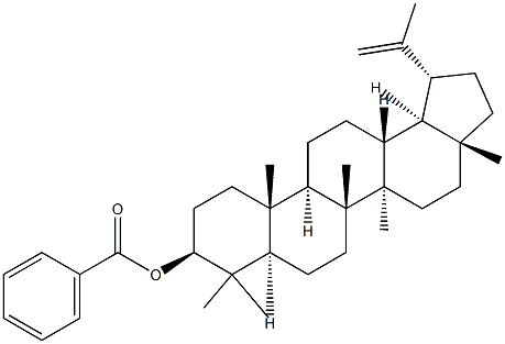 Lup-20(29)-en-3-ol,3-benzoate, (3b)- 구조식 이미지