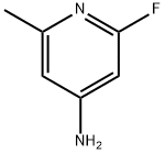 2-FLUORO-6-METHYLPYRIDIN-4-AMINE Structure