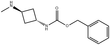 benzyl ((1s,3s)-3-(methylamino)cyclobutyl)carbamate 구조식 이미지