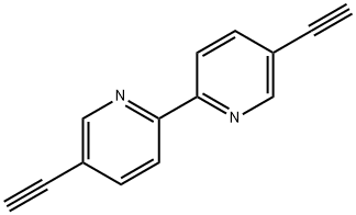 5,5'-bis-ethynyl-2,2'-bipyridine 구조식 이미지