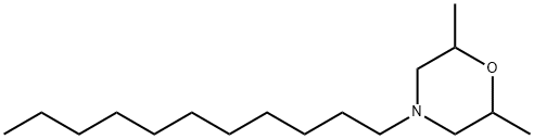 2,6-dimethyl-4-undecylmorpholine Structure