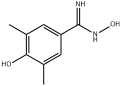 N,4-Dihydroxy-3,5-dimethylbenzenecarboximidamide Structure