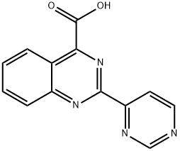 2-(PYRIMIDIN-4-YL)QUINAZOLINE-4-CARBOXYLIC ACID Structure