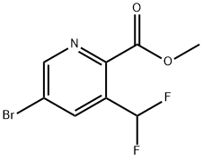 methyl 5-bromo-3-(difluoromethyl)picolinat 구조식 이미지